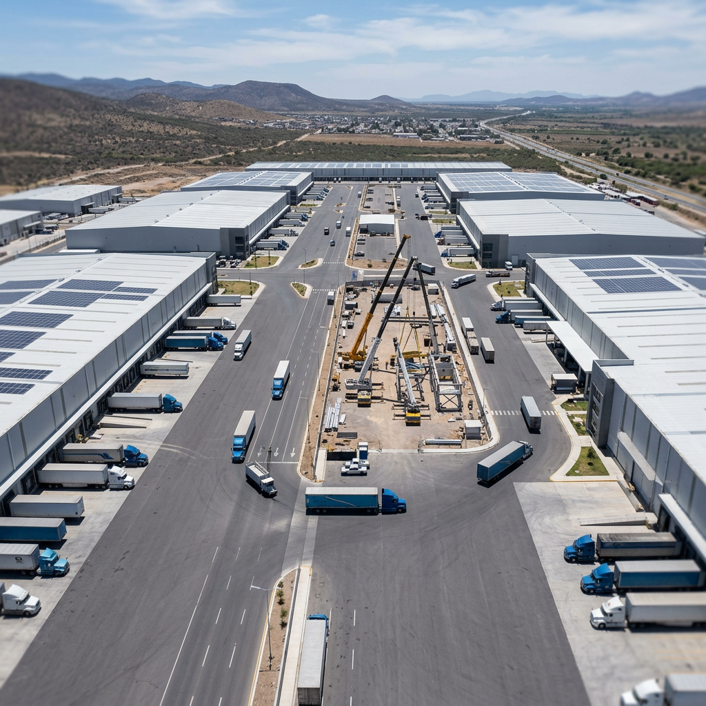 mudanza corporativa nearshoring México parque industrial norte