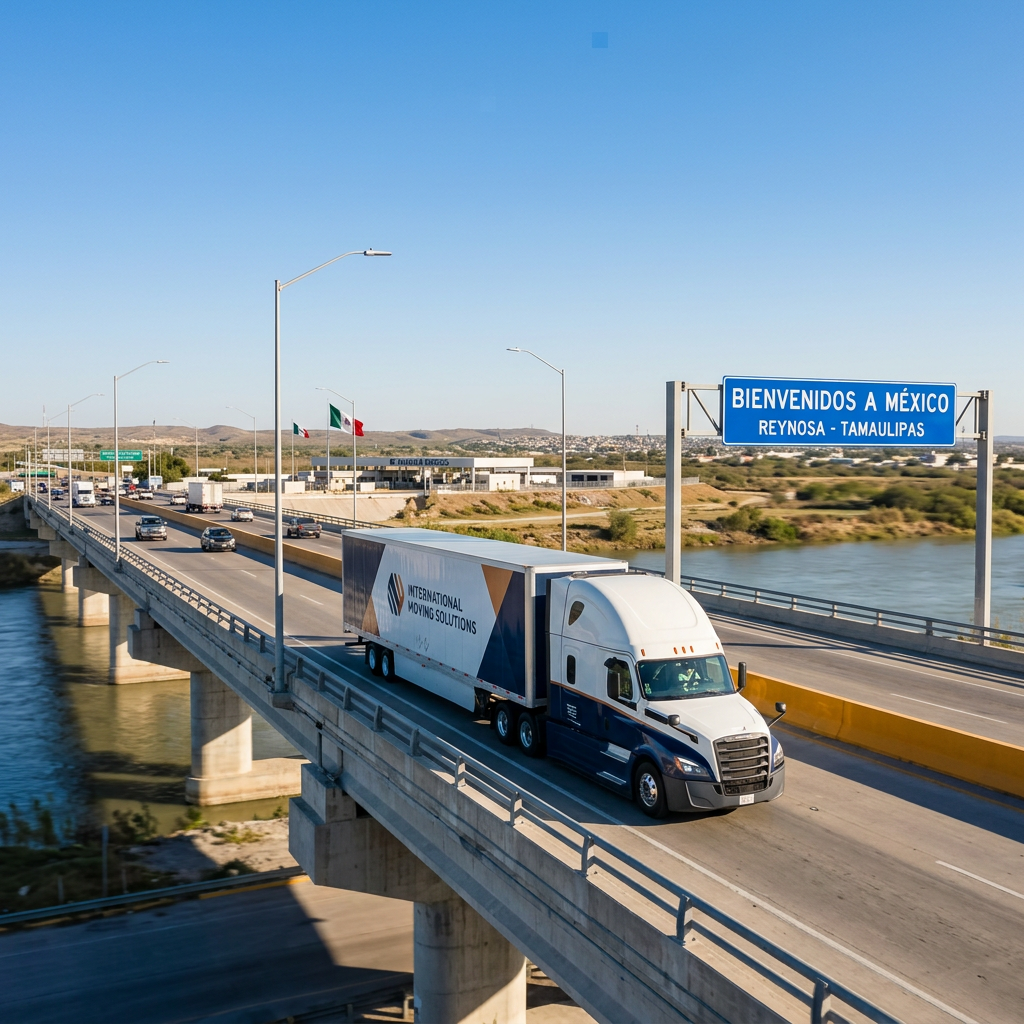 servicio de mudanza internacional de Estados Unidos a México