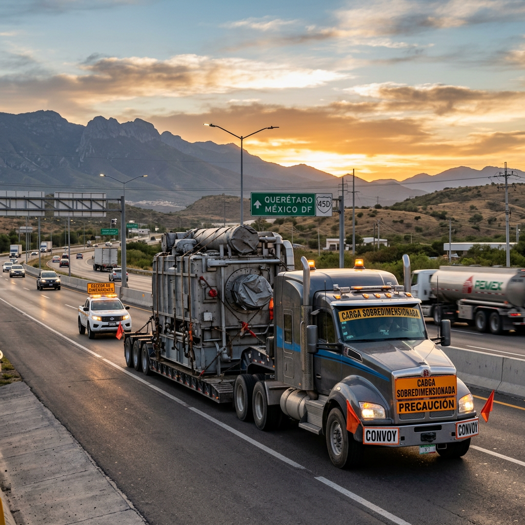 transportación multimodal traslado de planta industrial México