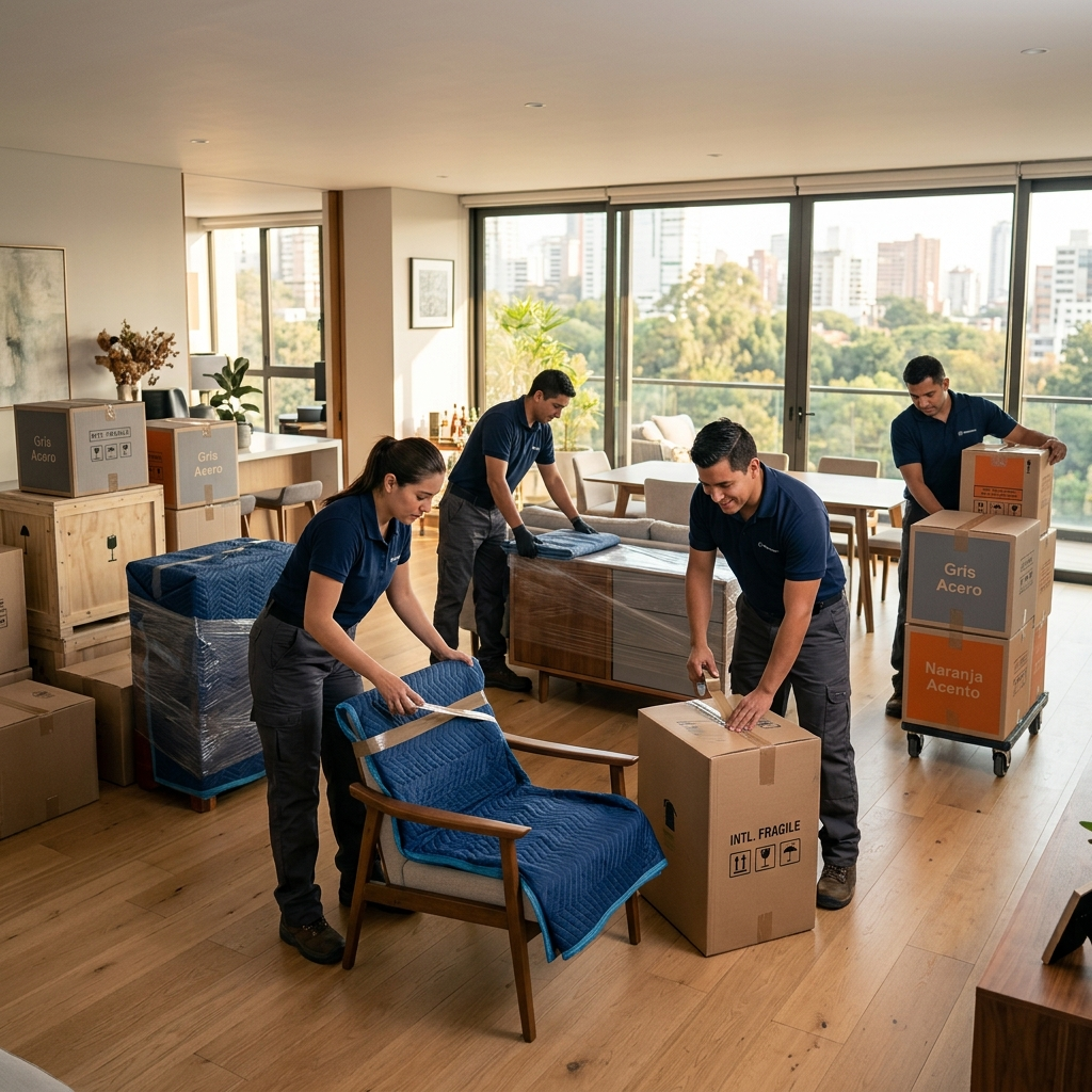 servicio door to door mudanza internacional empaque profesional