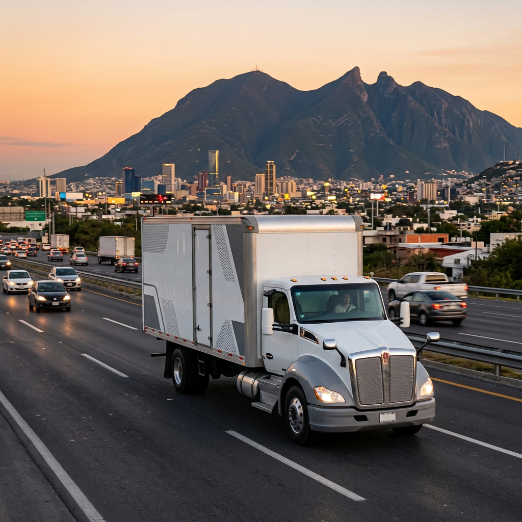 mudanza internacional desde Monterrey transporte terrestre